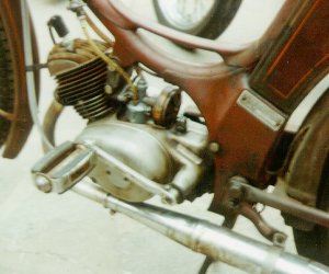 Blick auf den Motor